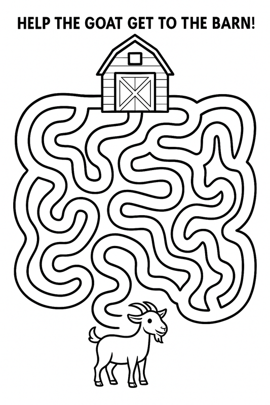 Goats of Quarter Spring Farm: Coloring and Activity Book