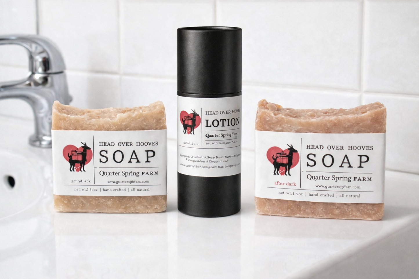 Head Over Hooves Bundle- 2 soaps and 1 lotion bar