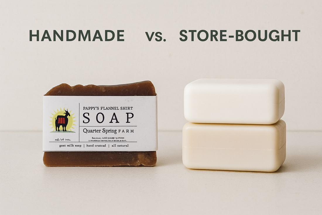 Handmade Soap vs. Store-Bought Soap: What’s the Real Difference?