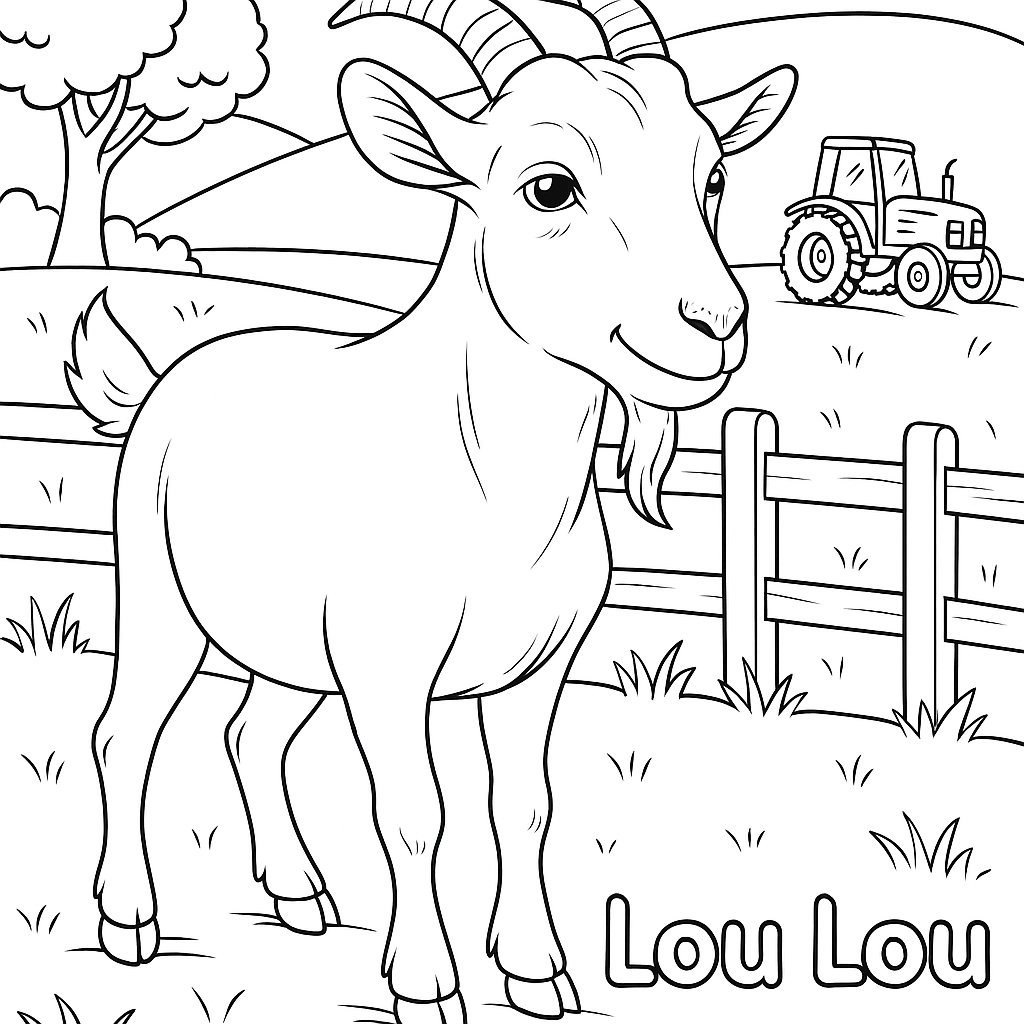 Goats of Quarter Spring Farm: Coloring and Activity Book