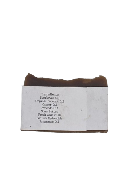 Pappy's Flannel Beard Soap-Cozy Blend of Mahogany/Bergamot/Musk-4oz Bar-Goat Milk-Beard