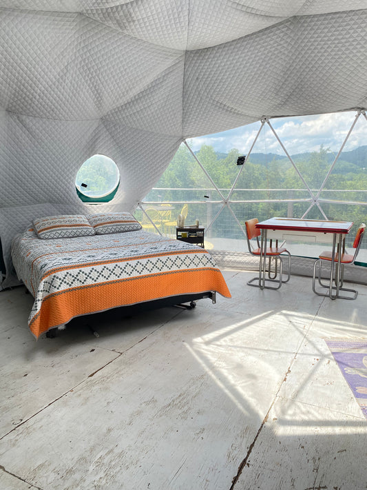 Glamping at the Dome