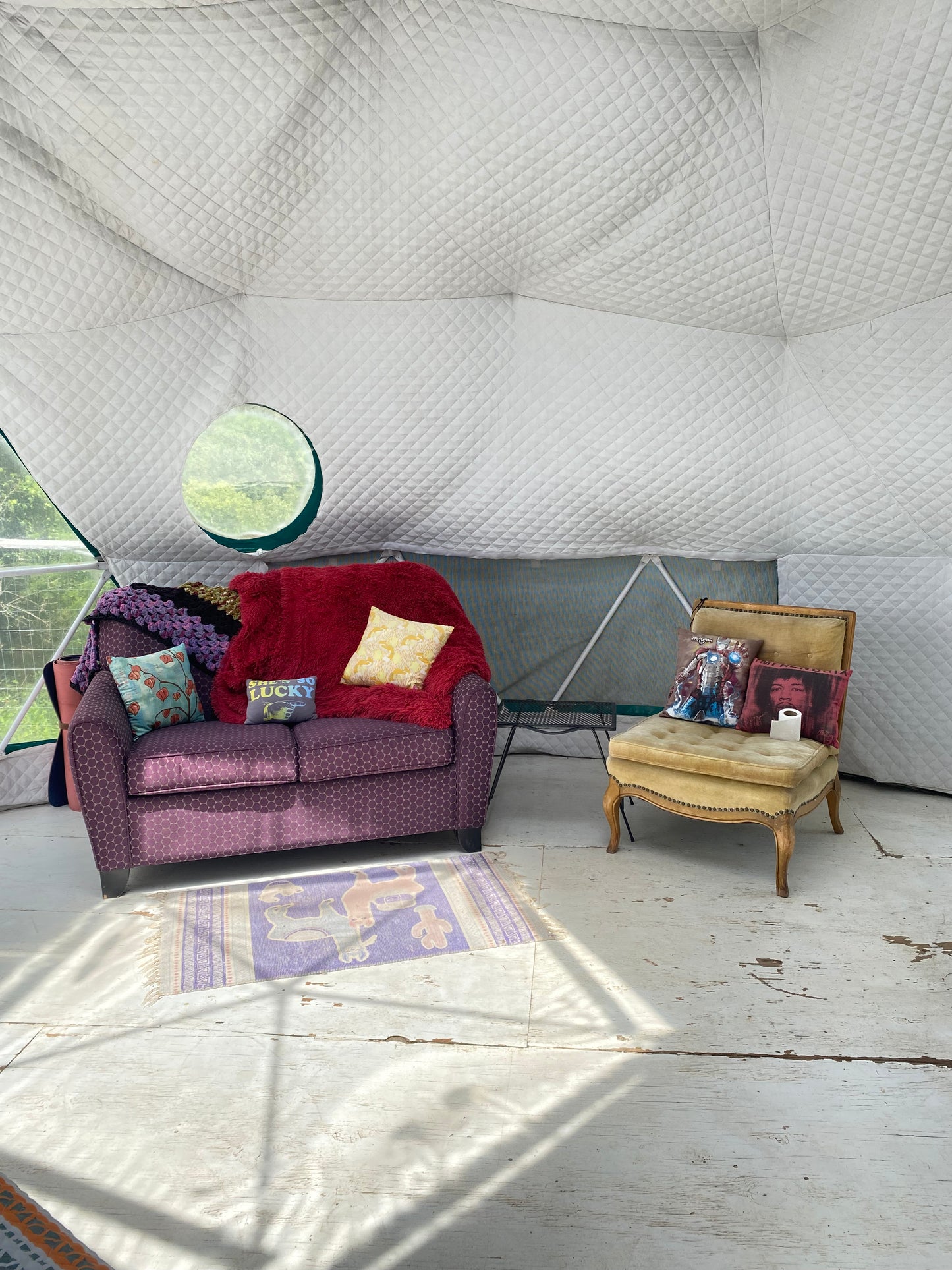 Glamping at the Dome