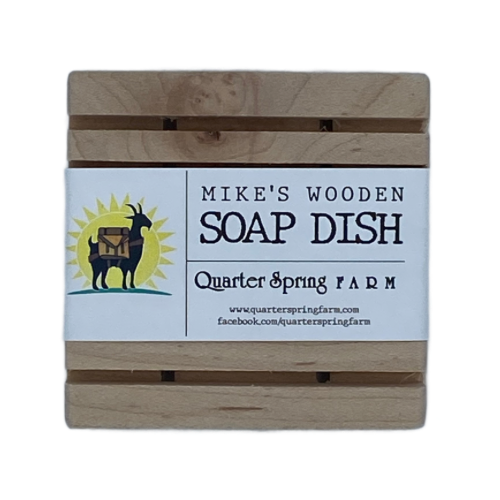 Mike's Square Wooden Soap Dish