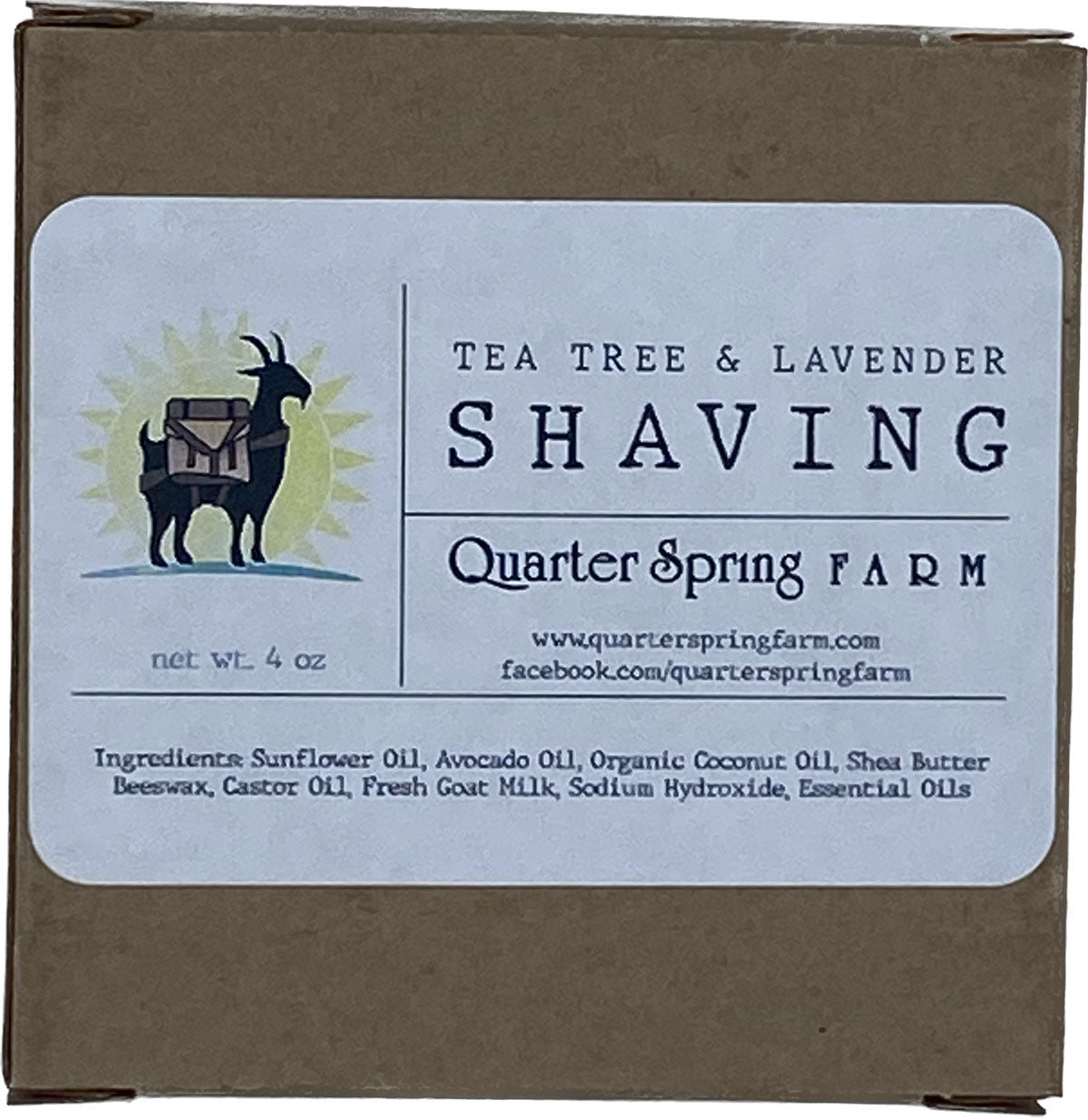 Tea Tree and Lavender shaving bar