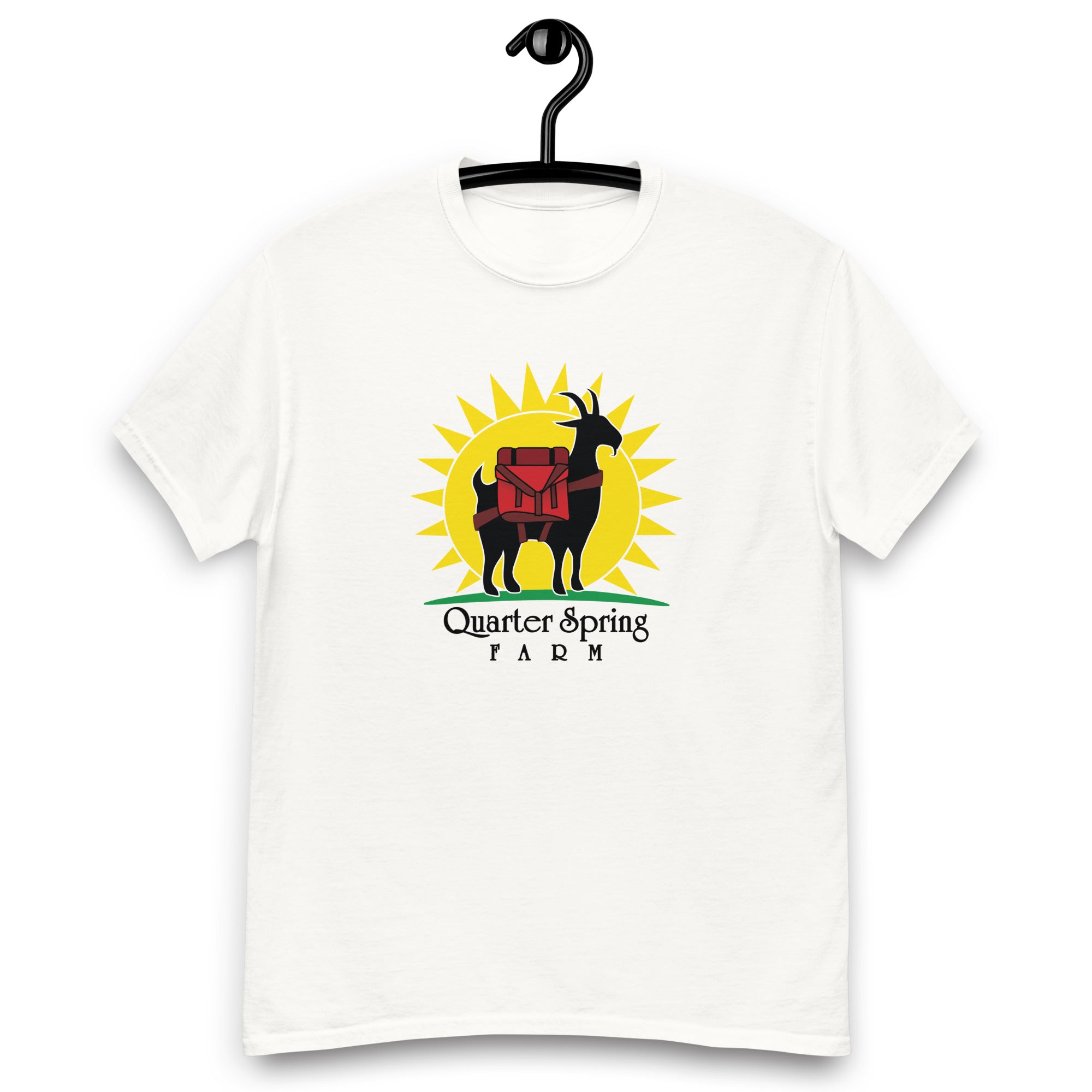 Quarter Spring Farm Logo T/Soft Cotton Unisex Shirt short sleeves
